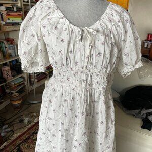 Macy's Brand:  And Now This Short-Sleeve Clip-Dot Midi Dress Size 2X